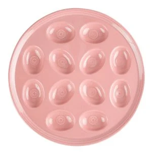 Fiesta 11.25" Round Egg Serving Platter | Peony