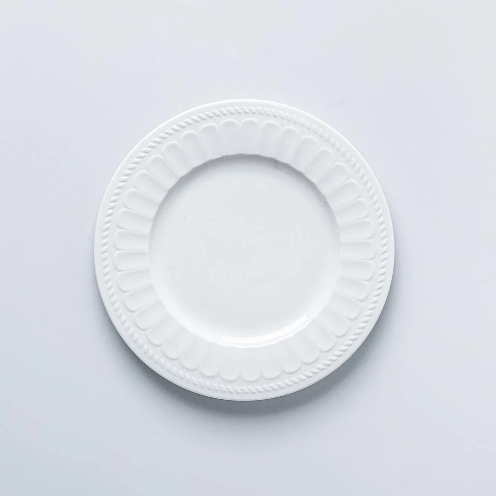A La Carte Petal Porcelain Side Plate (White)