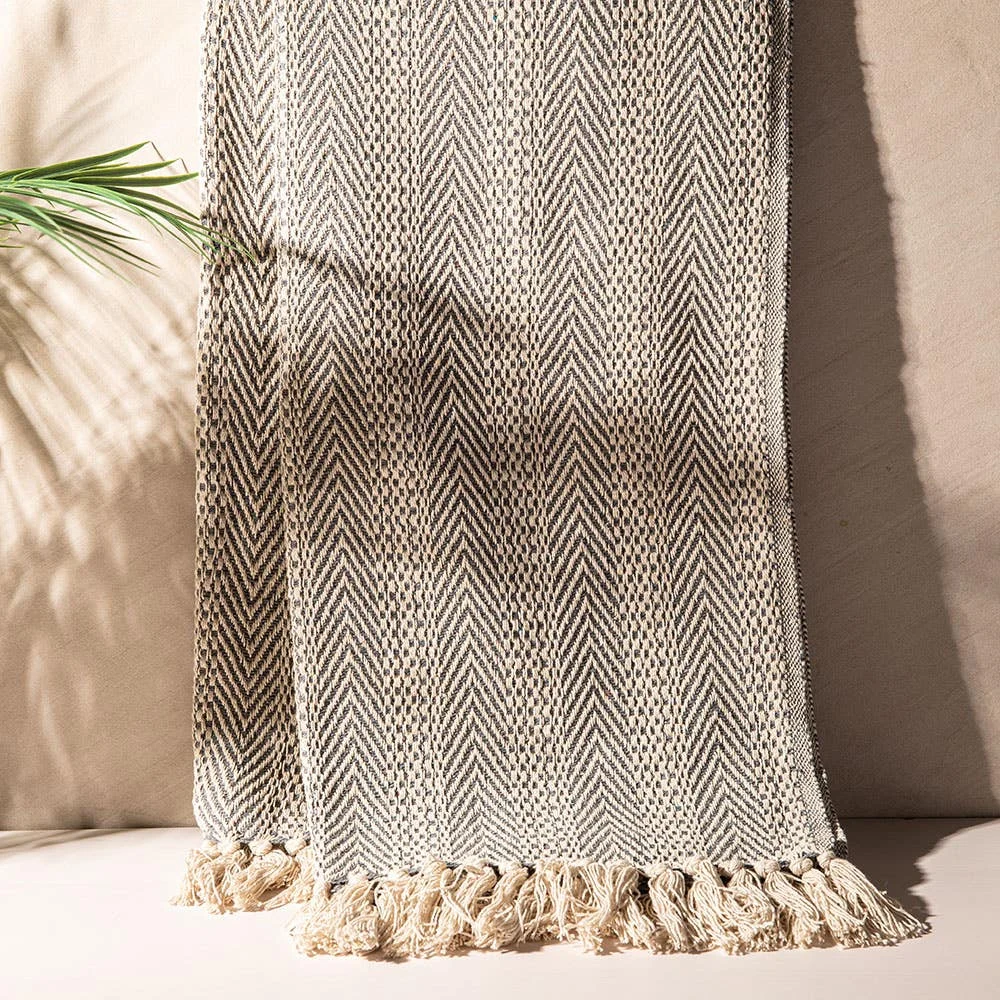 KSP Savo Recylced Cotton Throw (Grey)