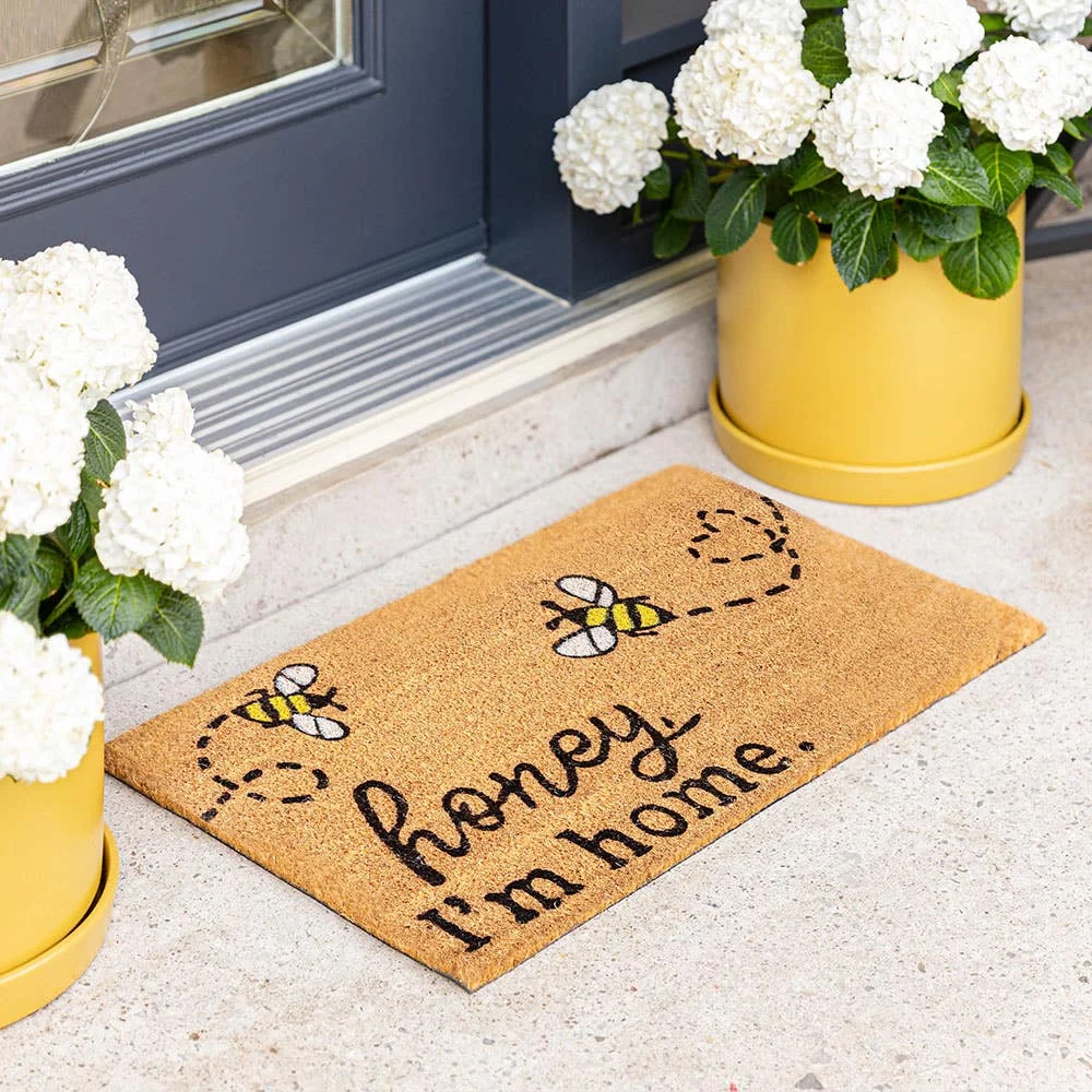 KSP Summer Coir Doormat 'Honey I'm Home'