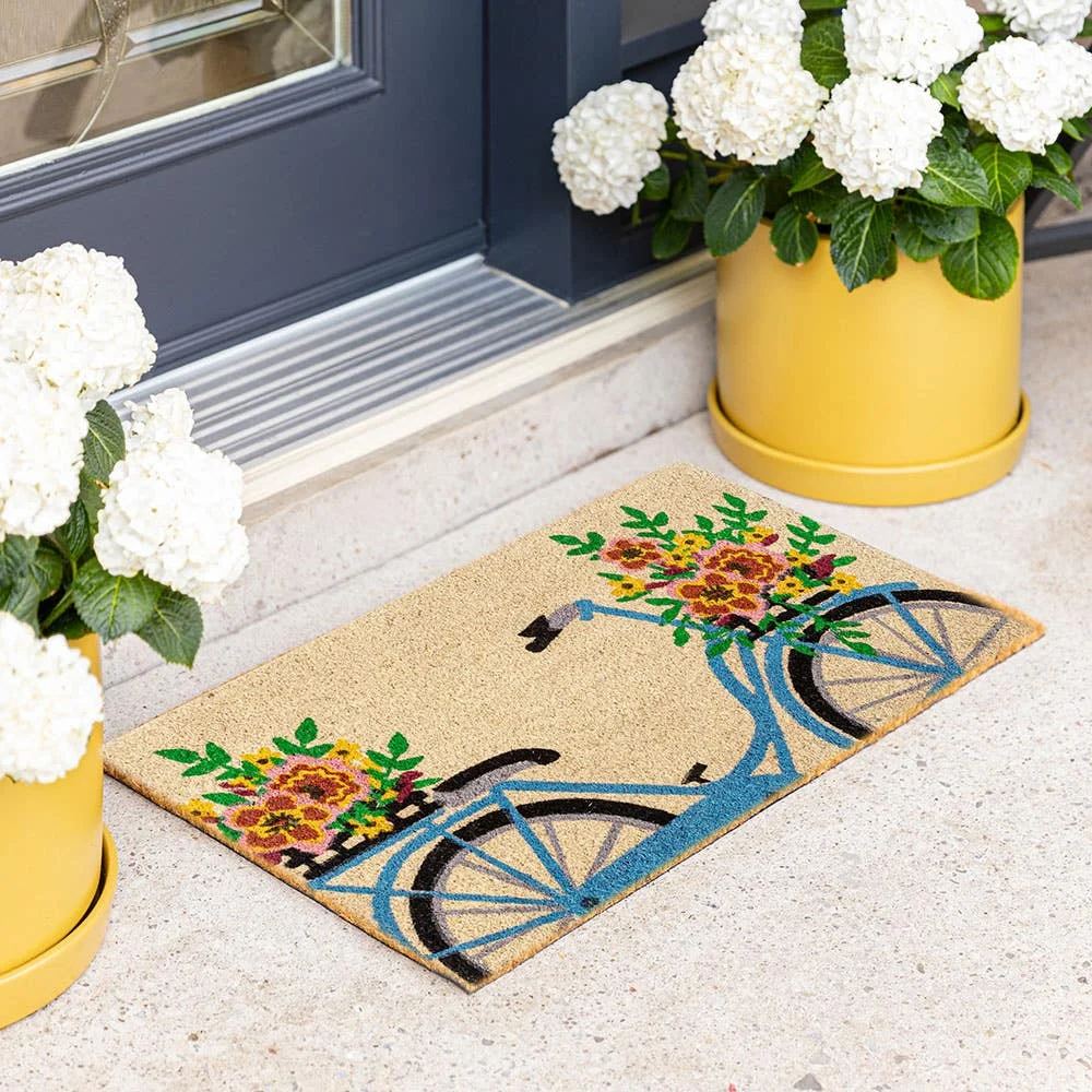 KSP Summer Coir Doormat 'Bicycle'