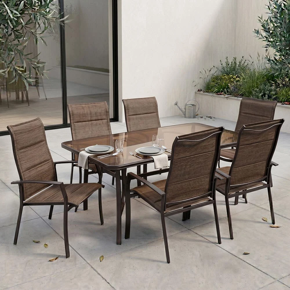 KSP Harrison Patio Table and Chairs - Set of 7