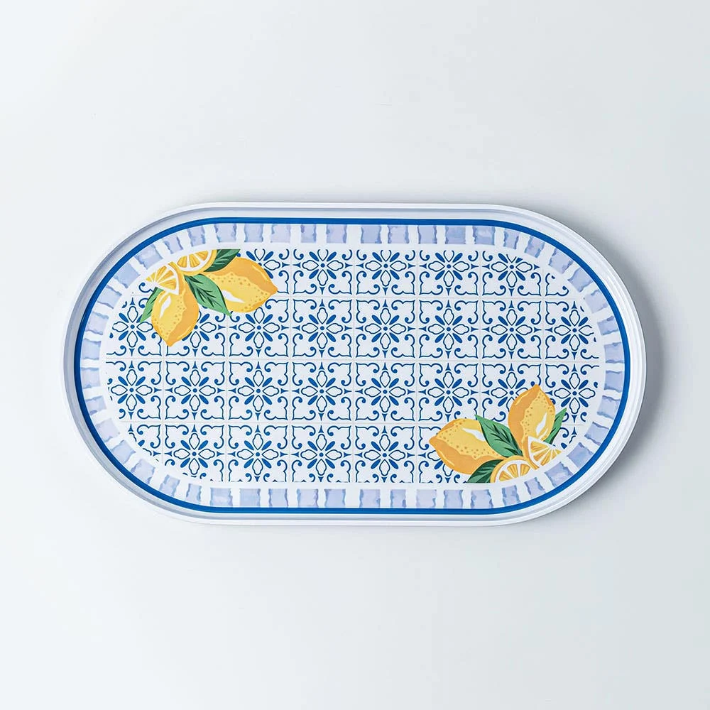 KSP Ravello Melamine Oval Serving Tray 17.25" x 9.5"