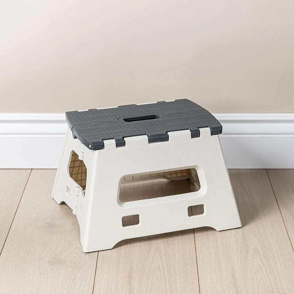 KSP Tread Folding Step Stool Small (Beige/Grey)
