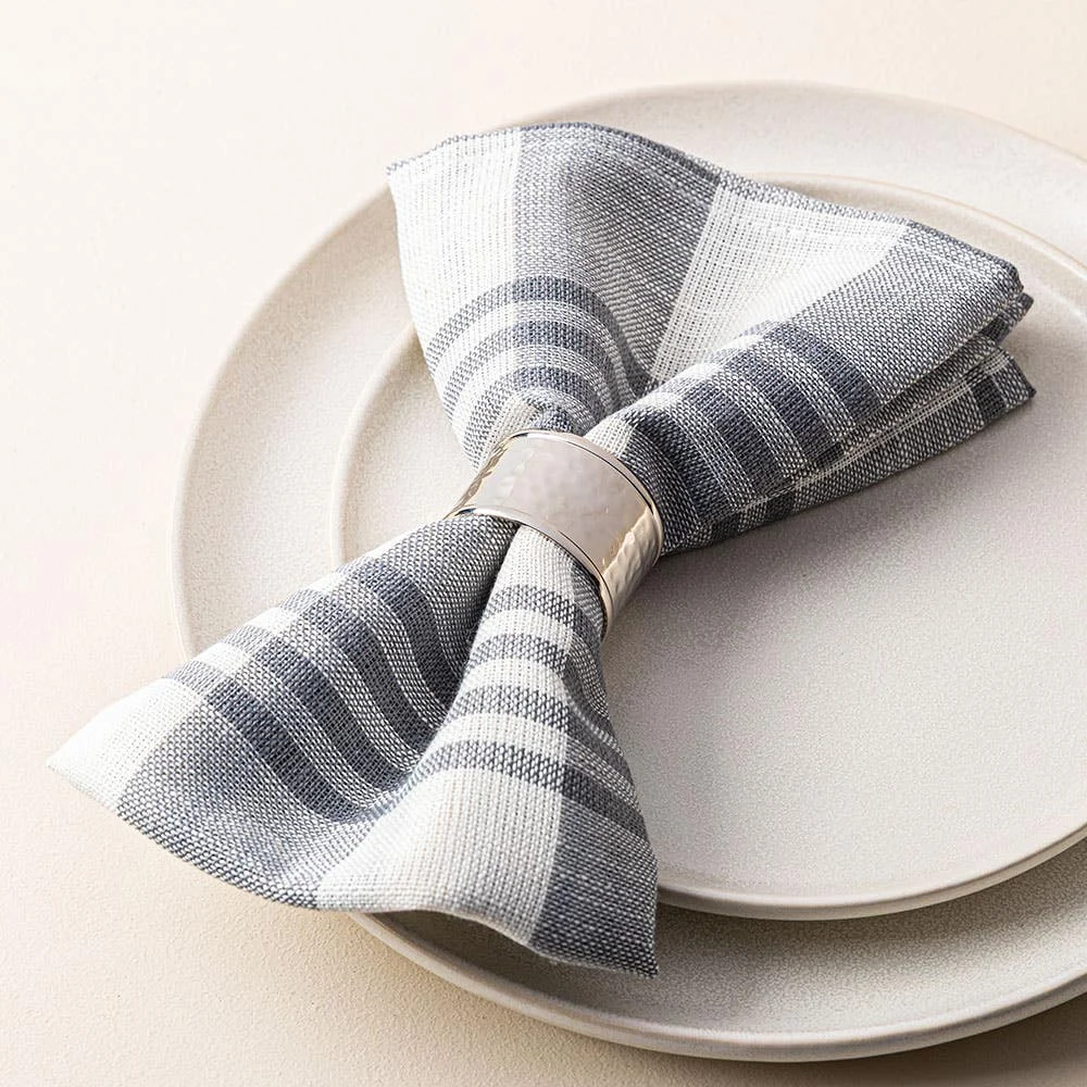 Harman Printed 'County Stripe' Linen Napkin - Set of 4