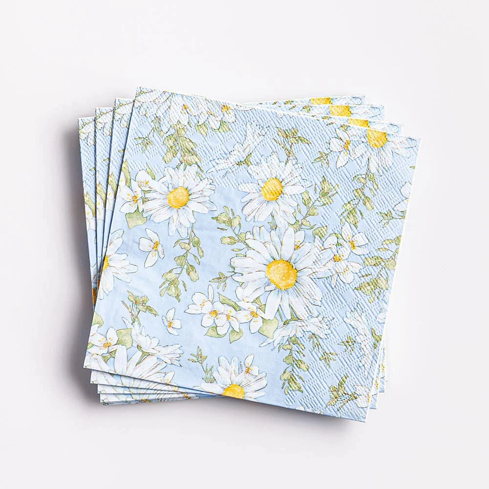 Harman 3-Ply 'Daisy Sky' Paper Napkin - Set of 20