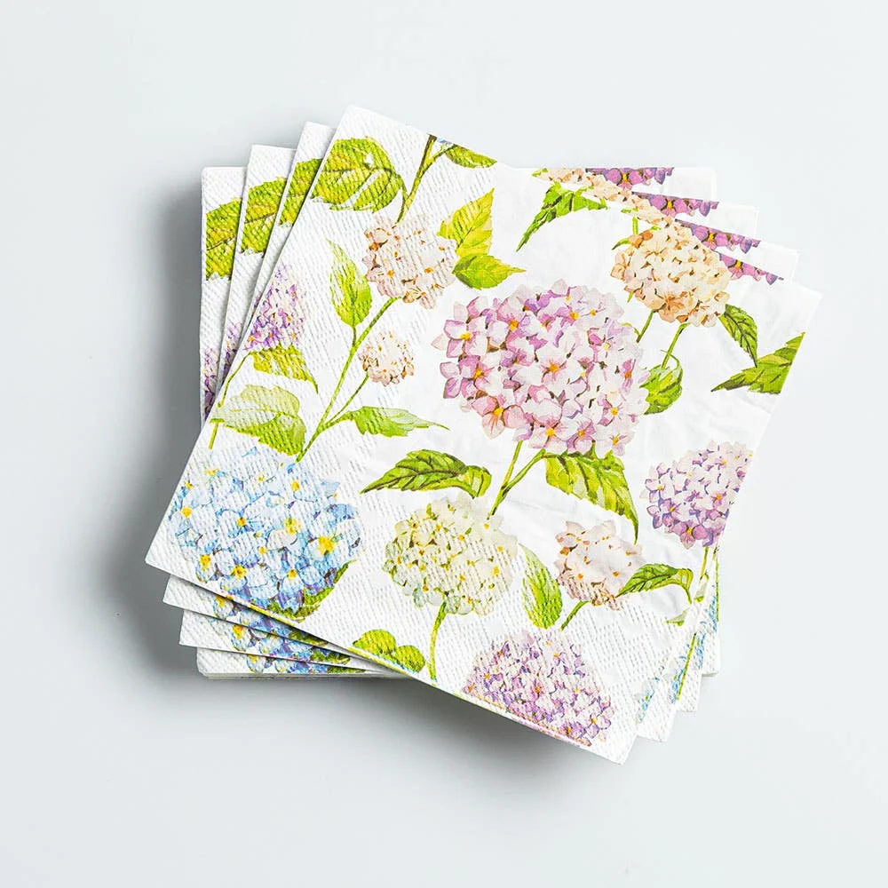 Harman 3-Ply 'Hydrangea' Paper Napkin - Set of 20