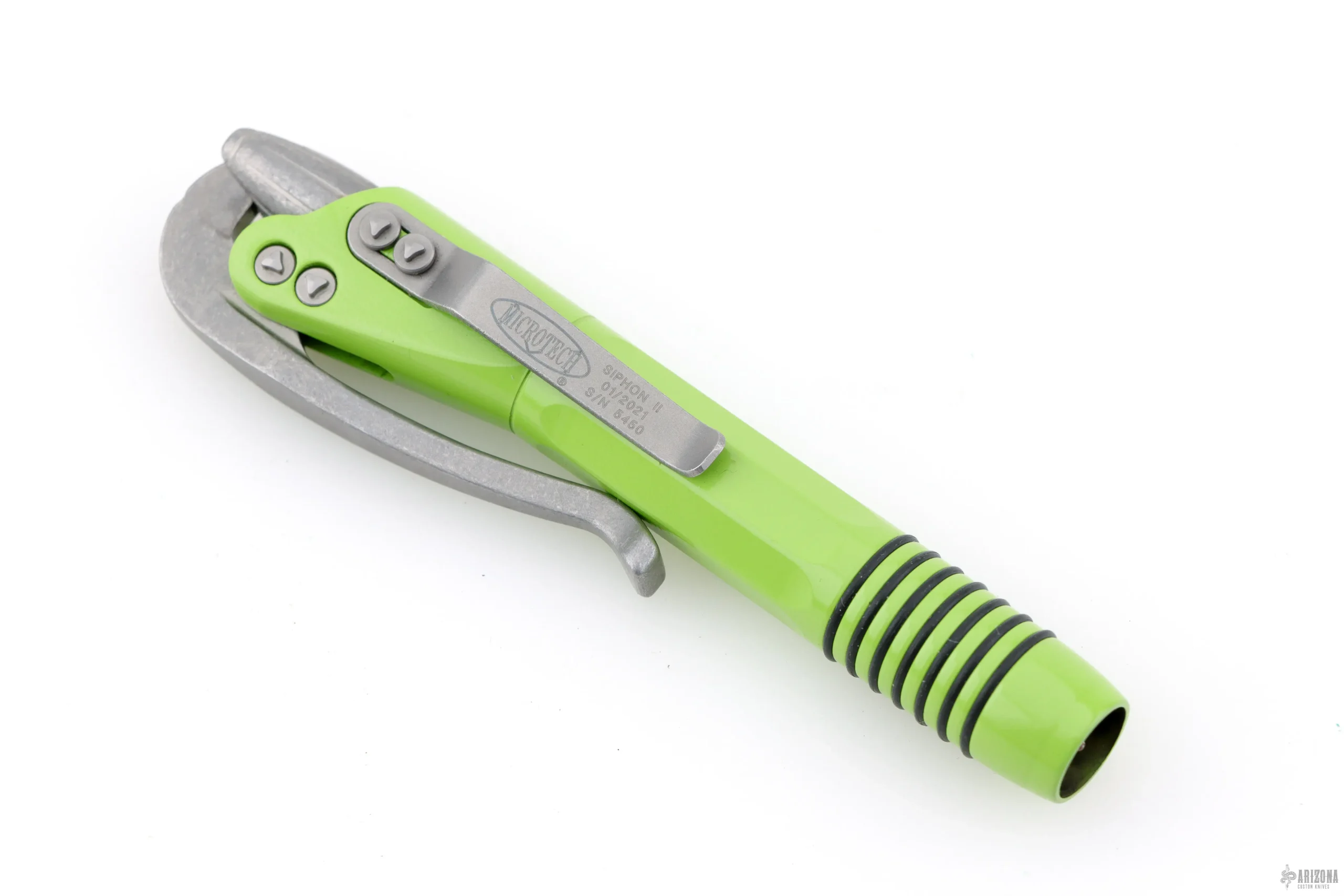 401-SS-LG Siphon II Lime Green Stainless Steel