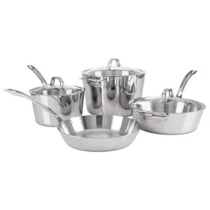 Viking Contemporary 3 Ply Mirror 7-Piece Cookware Set