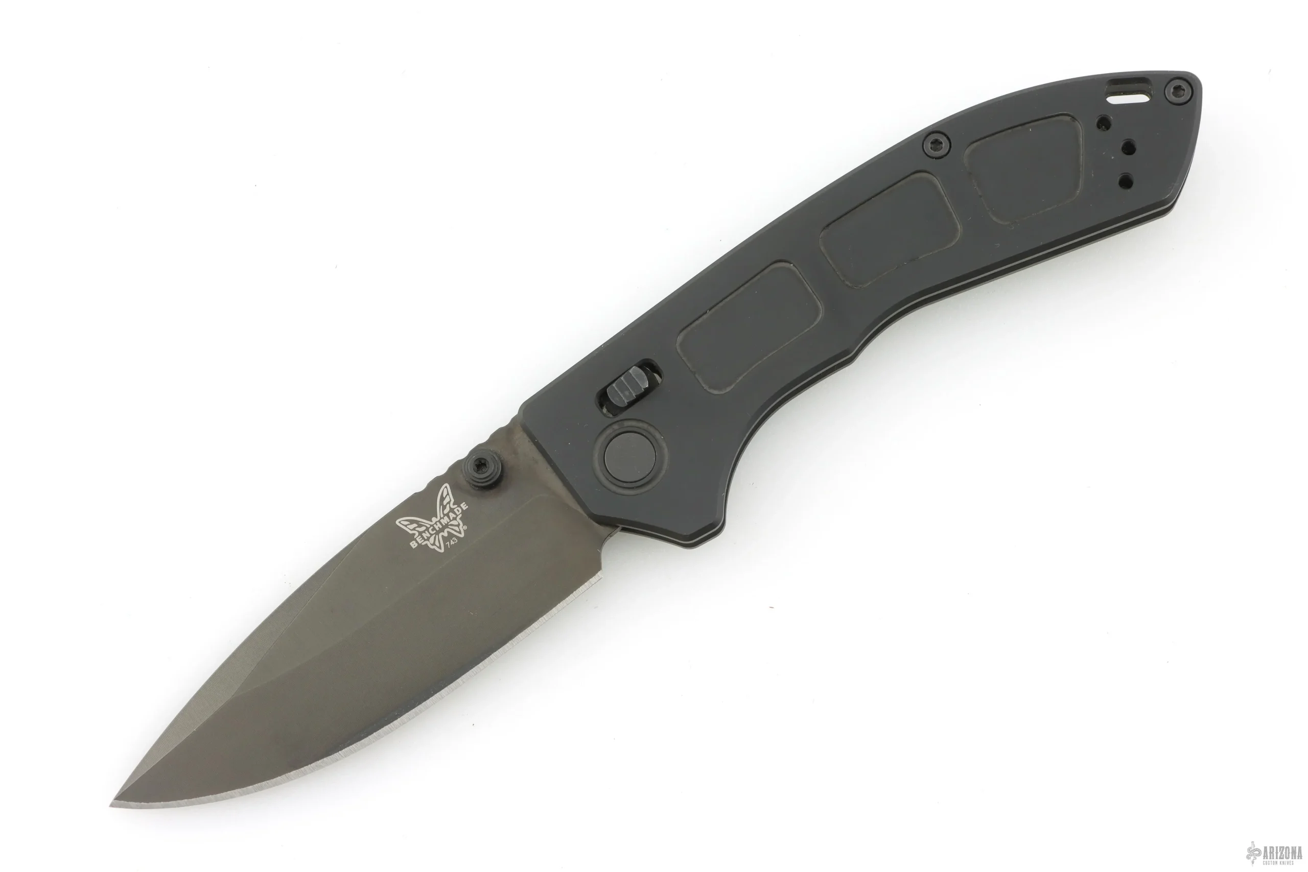 743BK-01 Mini Narrows AXIS Lock Black Titanium