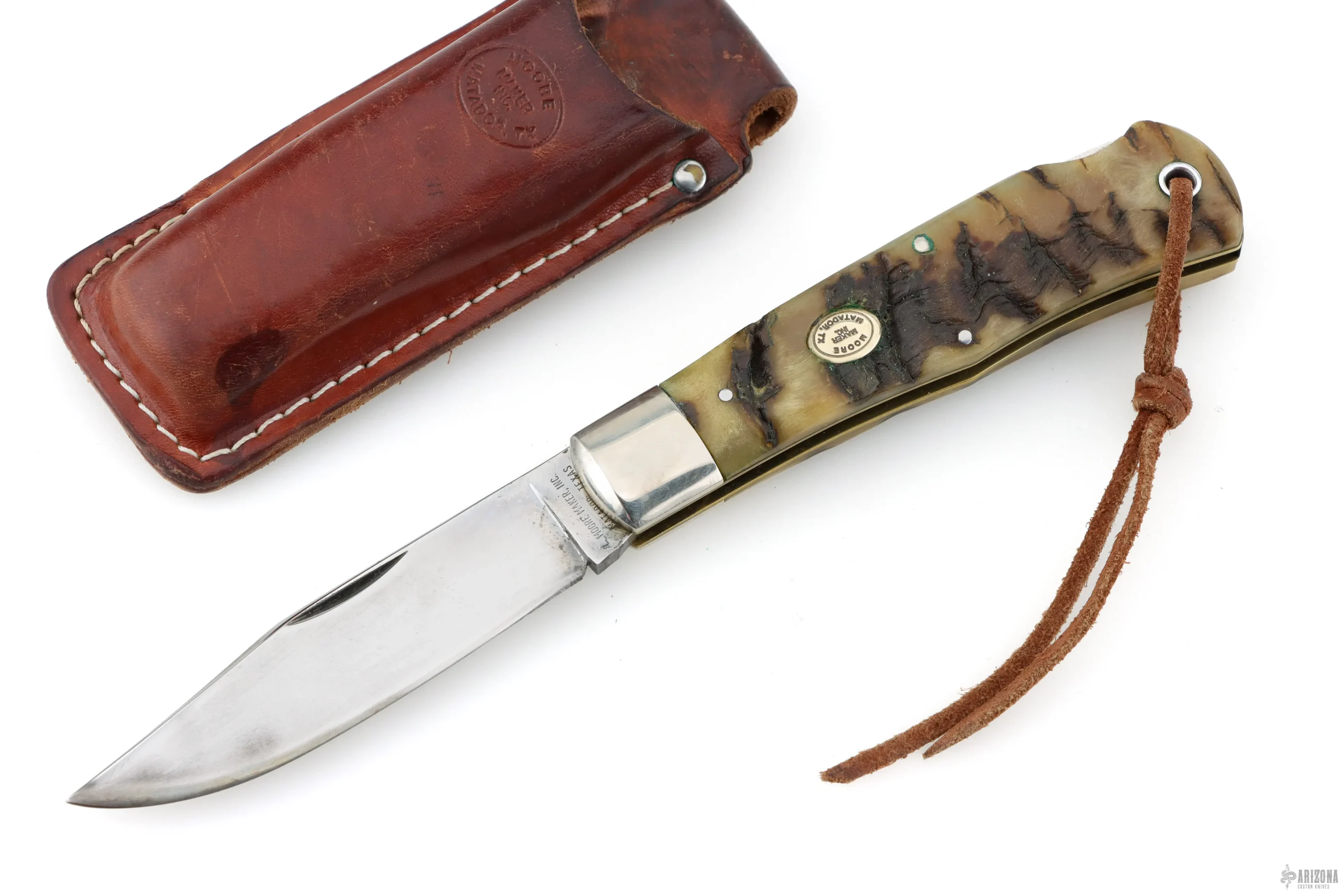 8106LB Mountain Man Lockback - Sheeps Horn