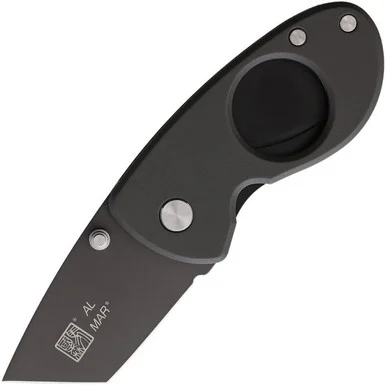 Al Mar Knives Havana Clipper - Gray Titanium (1.75" D2) AMK1002