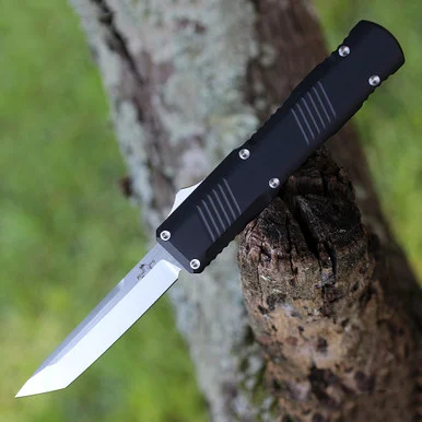 Bear & Son Bear Ops OTF Auto Knife(3.5" SS Tanto) BCOTF210ALBKS