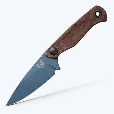 Benchmade Dacian - 3.54" MagnaCut, Brown Canvas Micarta 203BT-03