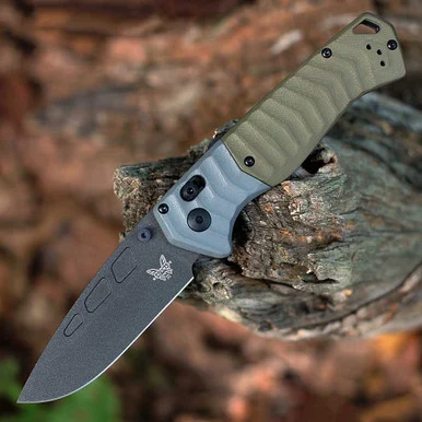 Benchmade PSK - Gray/OD Green G-10 (3.45" CPM-MagnaCut) 593BK