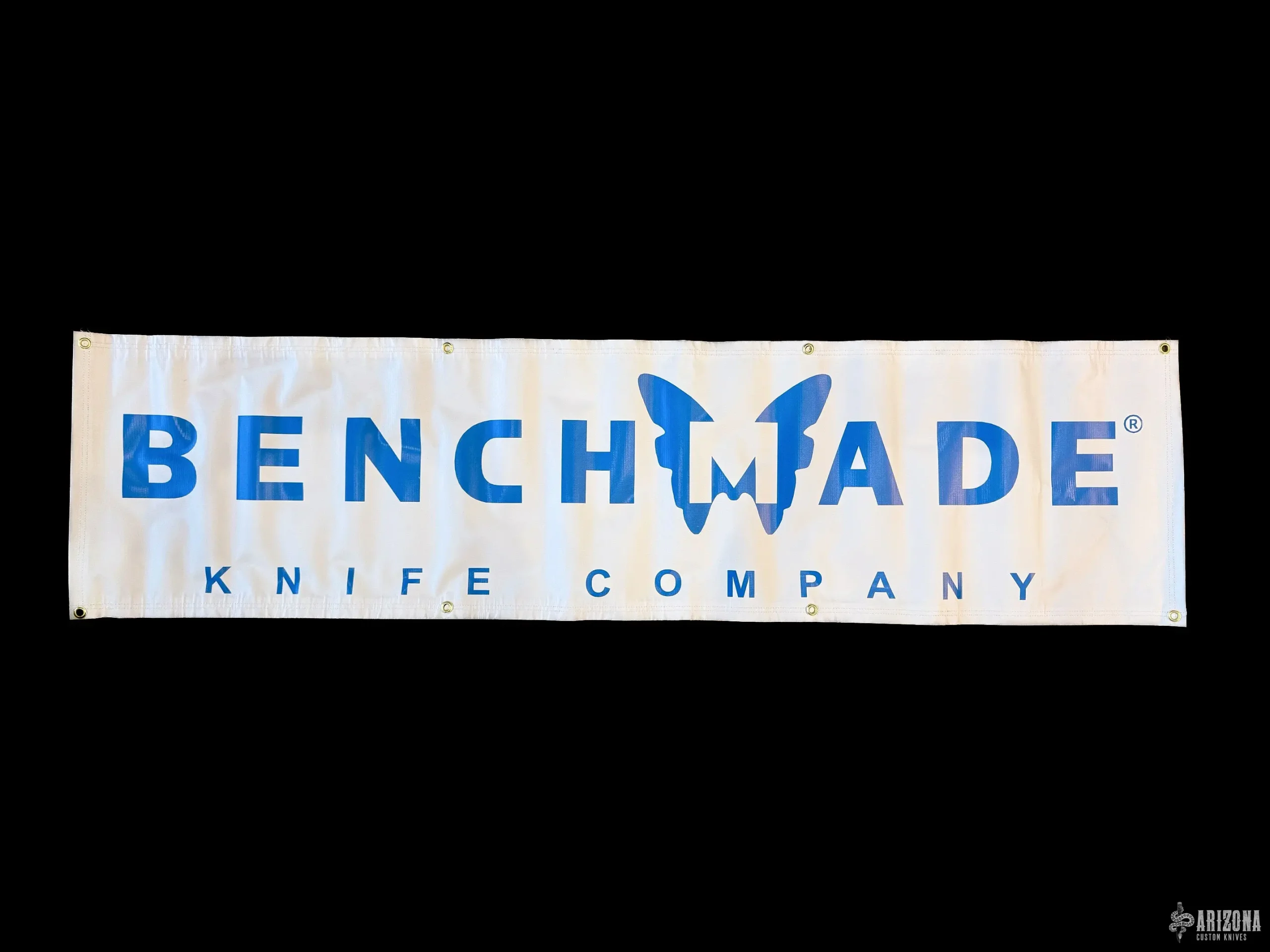 Benchmade Vinyl Banner - Blue