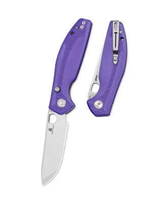 Bestech Angry Owl Satin D2 G10 Purple (BMK12E-1)