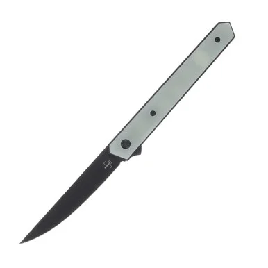 Boker Plus Kwaiken Air Folding Knife Jade G10 3.54in Black Straight Back Blade BK01BO343