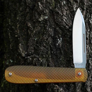 Boker Solingen Coffin - 3.15" MagnaCut Satin DP, Yellow Ultem 112947