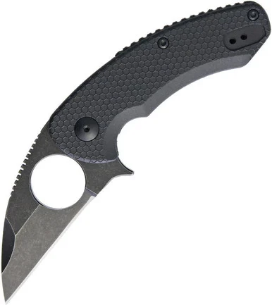Brous Blades Silent Soldier Flipper - Blk Polymer (2.5" Acid SW D2) BRBM002A