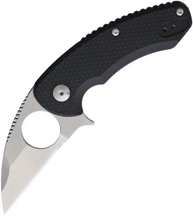 Brous Blades Silent Soldier Flipper - Blk Polymer (2.5" SW D2) BRBM002S