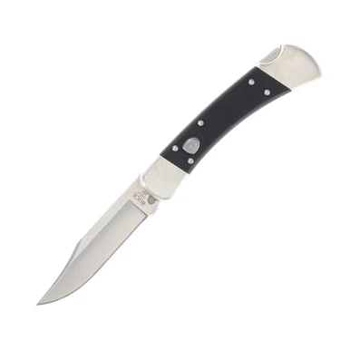 Buck Knives 110 Automatic Elite Knife Black G10 3.75in Satin Clip Point BU11667