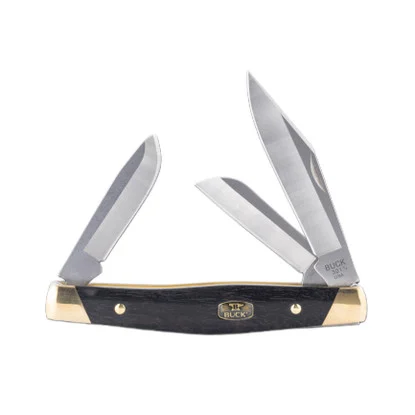 Buck Stockman Ebony/Brass (0301BRS-B/14110)