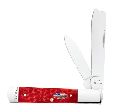 Case Razor 10766 Dark Red Bone Jigged (62005RAZ SS)