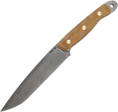Case Roland Welker RW 100 Hunter 50628 Smooth Natural Micarta (1095 CS)
