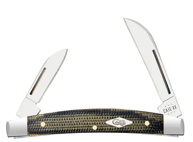 Case Small Congress 23477 - Black and Green Micarta (10268 SS)