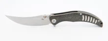 CH Knives Sultan Folding Knife Bronze Titanium Handle S35VN Plain Edge CHSUBZ