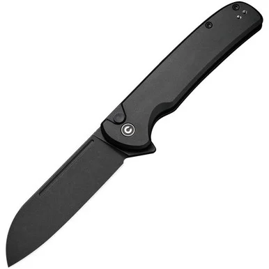 CIVIVI Chevalier II - Black Aluminum (3.5" 14C28N) CIVC20022B1