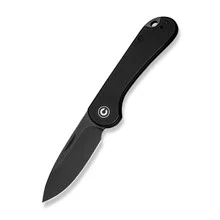 Civivi Elementum Slipjoint Folding Knife Black G10 Handle 14C28N Plain Edge Black Stonewash Finish C18062AJ-1