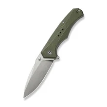 Civivi Photonix Folding Knife OD Green Coarse G10 Handle 14C28N Plain Edge Satin Finish C23081B-2