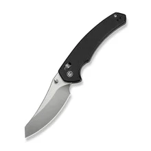 Civivi Sixgill Folding Knife Black G10 Handle Nitro-V Plain Edge Satin Finish C24050-1