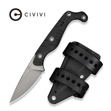 Civivi Sokn Fixed Blade - Blk G-10 (2.82 SW Nitro-V) C22027-1
