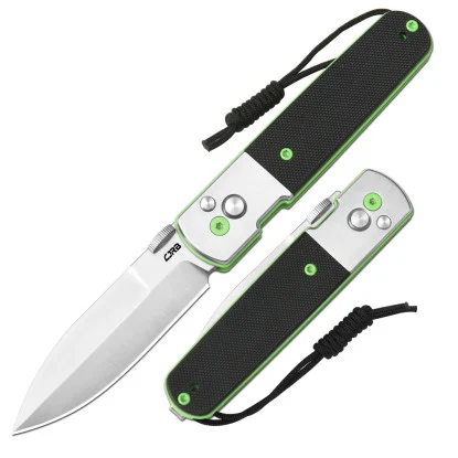 CJRB Locust Stonewash Steel Black G10 Inlay (J1951-SBK)