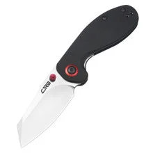 CJRB Maileah Folding Knife Red G10 Handle AR-RPM9 Plain Edge Sand Polish Finish J1918-BKF