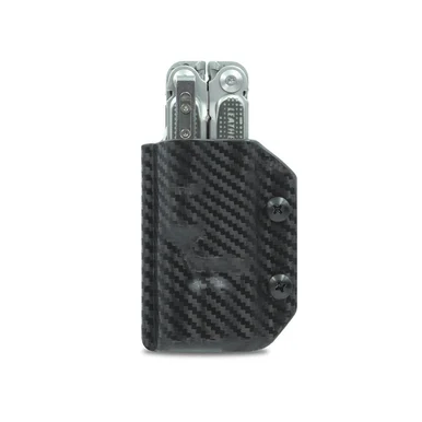 Clip & Carry Black Carbon Fiber Sheath for Leatherman Free P4 LP4CFBLK