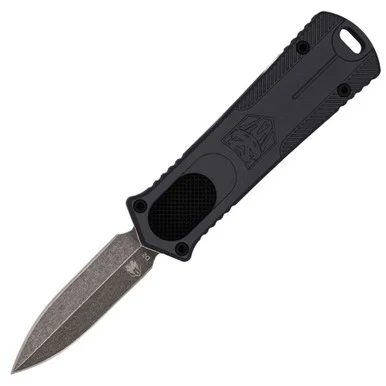 CobraTec OTF 952 Gen II Dagger Black Aluminum (2.0" D2 Dag) 952GEN2BLKDAGNS