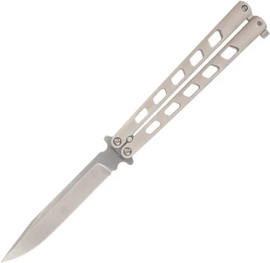 Cold Steel Arc Angel Balisong Grey Alum (4.50" S35VN) CSFL43ARC