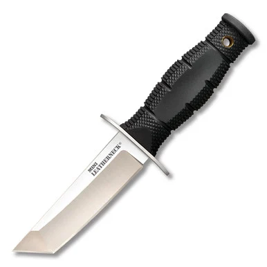 Cold Steel Mini Leatherneck Fixed Blade Knife 3.5in Plain Satin Tanto CS39LSAA