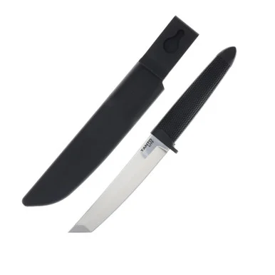 Cold Steel Tanto Lite Fixed Blade Knife 6in Plain Satin Tanto CS20TL