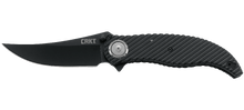 CRKT Clever Girl Folder Knife Black G10 Handle Black PVD D2 Plain Edge 2640