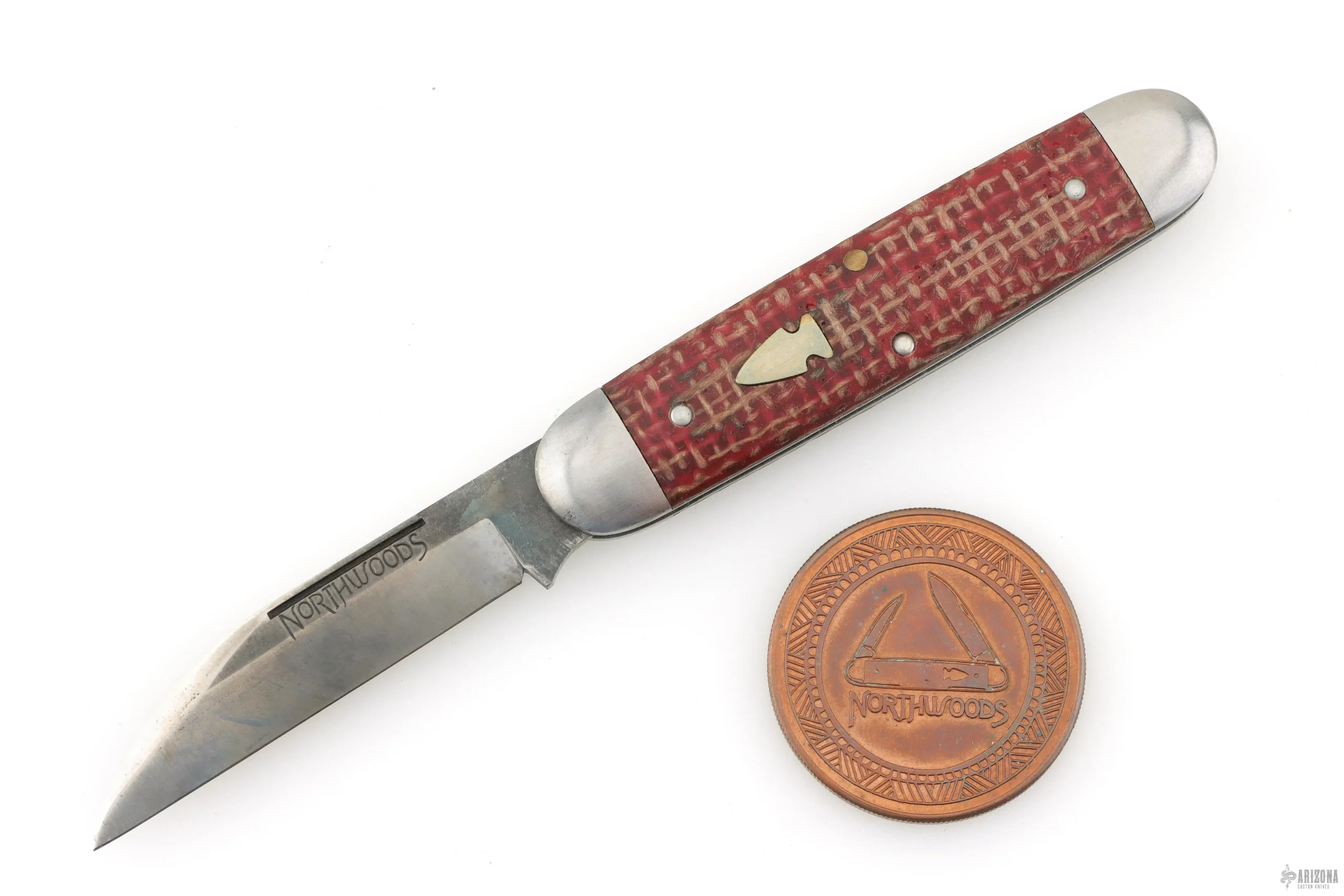 Delta Jack - Red Burlap Micarta