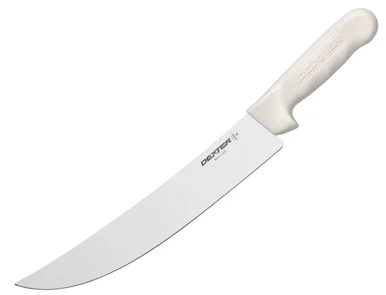 Dexter Cimeter Steak Knife White SoftGrip (10.0" DEXSTEEL) S132-10PCP