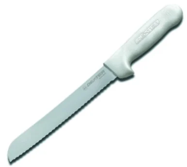 Dexter Scalloped Bread Knife White Sani-Safe(8.0" DEXSTEEL) S162-8SC