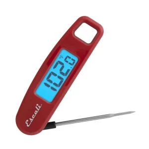Escali Compact Folding Digital Thermometer | Red