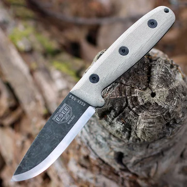 ESEE-Camp Lore Bolieu RB3- Grn Mic (3.50" BSW 1095) ESEE-RB3-BO