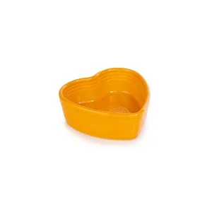 Fiesta 7oz Heart-Shaped Ramekin (4.5") | Butterscotch